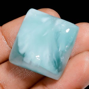 Natürlicher Hemimorphit quadratische Form Cabochon lose Edelstein für die Herstellung von Schmuck 51 Ct. 24X23X9 mm (Stein wie in Abbildung)
