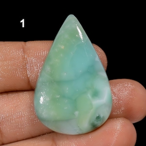 Hemimorphite Gemstone Stone Hemimorphite Cabochon Sky Blue Hemimorphite Crystal Sky Blue Cabochon (Hemimorphite come immagine