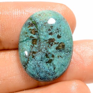 Natural tibetano turquesa pedra preciosa genuína turquesa cabochão 21x16x4mm 14 quilates pedras turquesa forma oval pedra turquesa