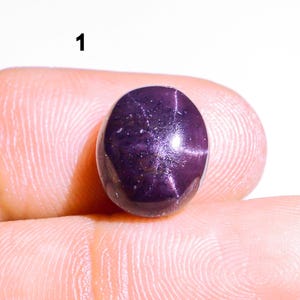 Cabochão natural de granada estrela, pedra preciosa solta de granada estrela de 4 raios, pedra para fazer joias, cristal de granada estrela rosa, presente para ela