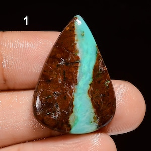 Cabochon de chrysoprase biologique naturelle, cristal de chrysoprase, pierre précieuse non sertie, cristal brun vert poli lisse, fabrication de bijoux, pierre de naissance