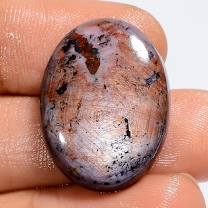Natürliche Rubin Saphir Oval Form Cabochon Lose Edelstein für die Herstellung von Schmuck Gewicht 32 Karat Größe 23X18X5 mm (Stein als Bild)