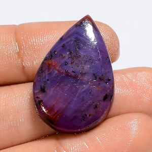 Natürliche Trapiche Rosa Saphir Birne Form Cabochon Lose Edelstein für die Herstellung von Schmuck 36 Ct 28X18X4mm (Stein als Abbildung)