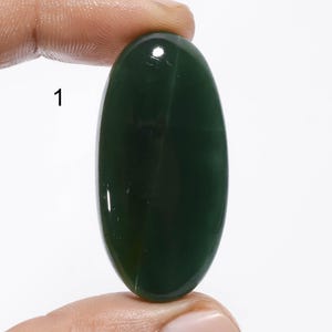 Cabujón de jade verde natural, piedra preciosa suelta, cristal de jade verde, piedra preciosa verde, piedra de nacimiento, piedra de fabricación de joyas, regalo para ella