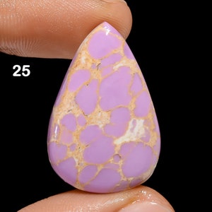 Fosfosiderite naturale Cabochon Fosfosiderite rosa Pietra preziosa sciolta per realizzare gioielli (come immagine)