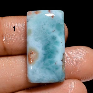 Natürliche Larimar Cabochon, loser Edelstein, Larimar Kristall, blauer Larimar Edelstein, Pektolit Edelstein, Schmuckstein, Geschenk für sie