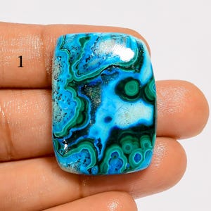 Natuurlijke Chrysocolla Malachiet Edelsteen Stralende Vorm Groene Hemel Malachiet Chrysocolla Cabochon Voor Het Maken Van Sieraden (Steen als foto