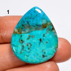 Natürlicher Kingman Türkis Cabochon, Kissenform Kingman Türkis Edelstein, himmelblauer Türkis Kristall, Schmuckstein, Geschenk für sie