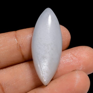 Cabochon de pierre de lune blanche naturelle, pierre de lune polie, pierre de lune, cristal de pierre de lune marquise, pierre de fabrication de bijoux, cadeau pour elle