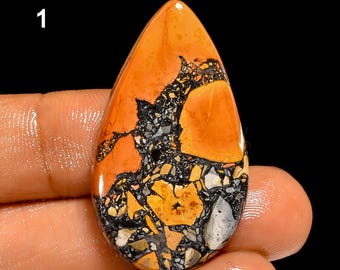 Cabujón de jaspe maligan natural suelto para joyería (piedra como en la imagen)