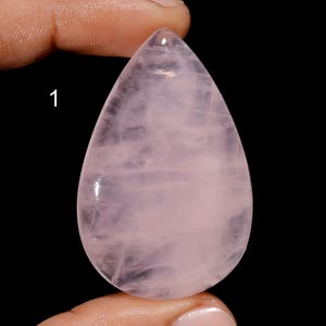 Natuurlijke rozenkwarts edelsteen roze kwarts cabochon Goede vorm gepolijste roze steen rozenkwartskristal (rozenkwarts als afbeelding)