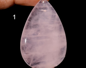 Polished Rose Quartz Cabochon: Pink Gemstone for Jewelry Making