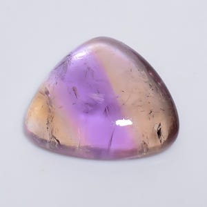 Natürliche Ametrin Herzform Cabochon Lose Edelstein für die Herstellung von Schmuck 53 Ct. 24X29X8 mm (Stein wie Abbildung)