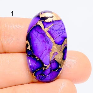 Cabochão de cobre roxo turquesa natural, pedra preciosa de cobre turquesa, pedra preciosa solta, turquesa de cobre roxo americana (pedra como na imagem)