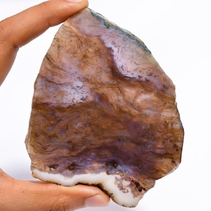 Einzigartige erstklassige Qualität 100% natürlichen Moosachat Phantasie Form Scheibe lose Edelstein für die Herstellung von Schmuck 110X83X5 mm 428 Ct. TB-253