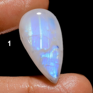 Natuurlijke regenboog maansteen cabochon/losse maansteen edelsteen/maansteen kristal geboortesteen/sieraden maken steen/cadeau voor haar/gratis boren