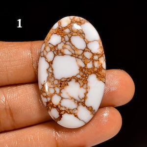 Natural Wild Horse Magnesite Cabochon Loose Gemstone For Making Jewelry (Stone As Picture)