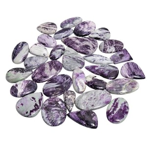 Natürlicher Kammererit Cabochon / Grosshandel Lot Kammererit Edelstein / Handschliff Kammererit Kristall / Schmuckstein machen / Geschenk für Sie