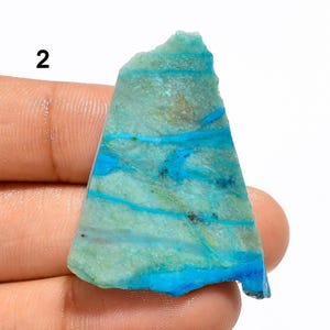 Pietra preziosa Shattuckite a fetta Cabochon Pietra Shattuckite, Pietra preziosa sciolta Shattuckite naturale a fetta, Pietra Shattuckite regalo per lei come da immagine