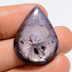 Natürliche Rubin Saphir Birnenform Cabochon Lose Edelstein für die Herstellung von Schmuck Gewicht 29 Karat Größe 26X19X4 mm (Stein als Bild)