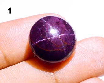 Natural Star Garnet Cabochon: Loose Gemstone for Jewelry Making