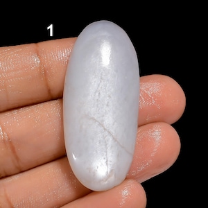 Natürlicher weißer Mondstein Cabochon, polierter Mondstein, loser Mondstein Edelstein, Mondstein Kristall, Schmuckstein, Geschenk für sie