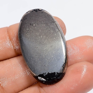 Natürliche Apachen Gold Oval Form Cabochon Lose Edelstein für die Herstellung von Schmuck 51 Ct. 34X19X4 mm (Stein wie Abbildung)
