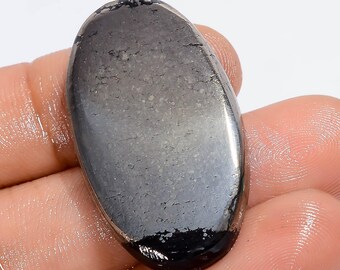 Natural Apache Gold Cabochon: Oval Loose Gemstone, 51 Carat