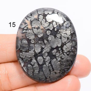 Pierre de marcassite agate lisse Pierre de marcassite de bonne qualité forme Pierre de marcassite cabochon de marcassite (marcassite comme image