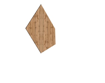 MDF Panels Flower 39x26cm