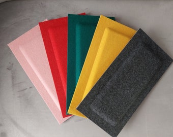 3D Felt Wall Panels: Acoustic Soundproofing, Modern Wall Decor (30x15cm)