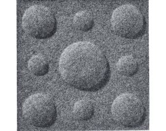 3D Felt Wall Panels: Soundproofing Acoustic Square Tiles, 30x30cm