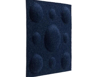 4 Pannelli In Feltro 3D Anticollisione – 43x32 Cm, Spessore 9 Mm, Adesivi Rimovibili E Riposizionabili, In Poliestere Riciclato, Per Camerette E Asili