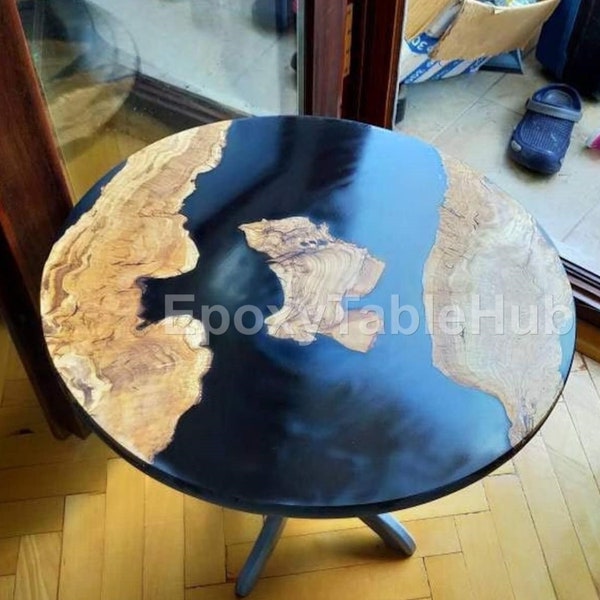Epoxy Table, dining, sofa,Side center table top Live Edge Walnut Table ,Custom Order, Epoxy Resin River Table, NATURAL Round Wood Slabs Use.