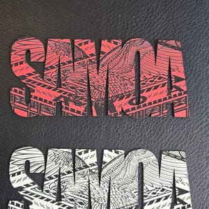 Samoa Leather Patch (5in x 2.25in)