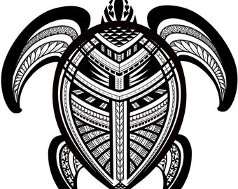 Digital Download SVG file of SAMOAN TURTLE *Not for commercial use*