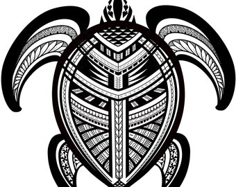 Digital Download SVG file of SAMOAN TURTLE