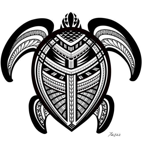 Digital Download SVG file of SAMOAN TURTLE