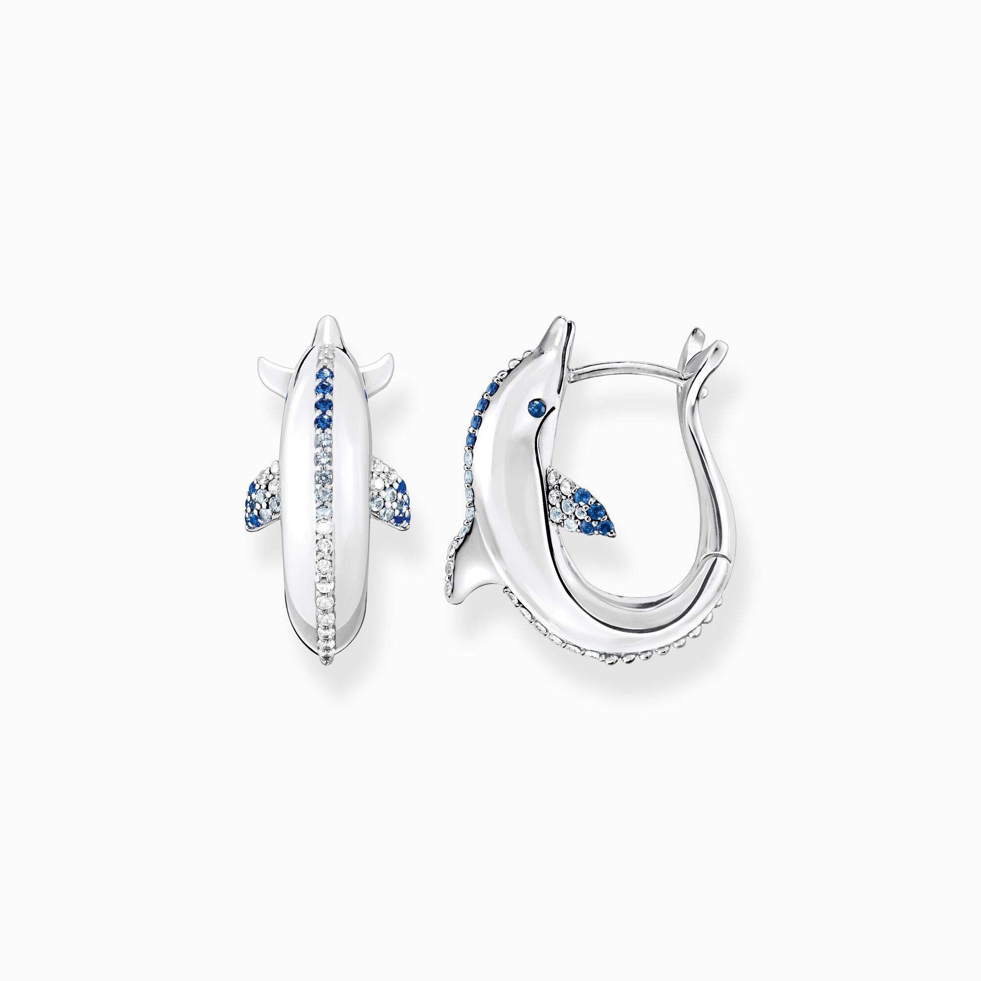 White Dolphin Earrings - Palmetto Moon Products