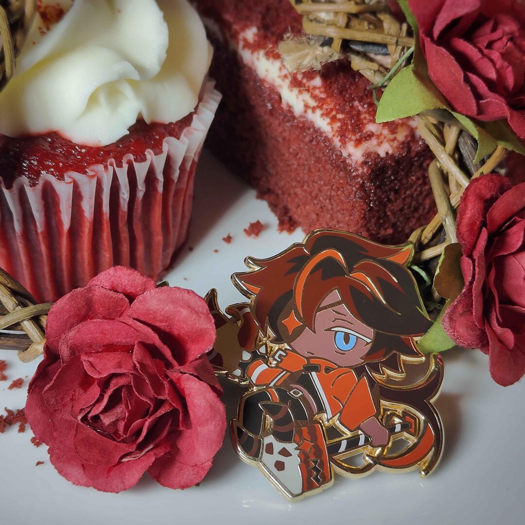 Cookie Run Kingdom Red Velvet Hard Enamel Pin - Etsy