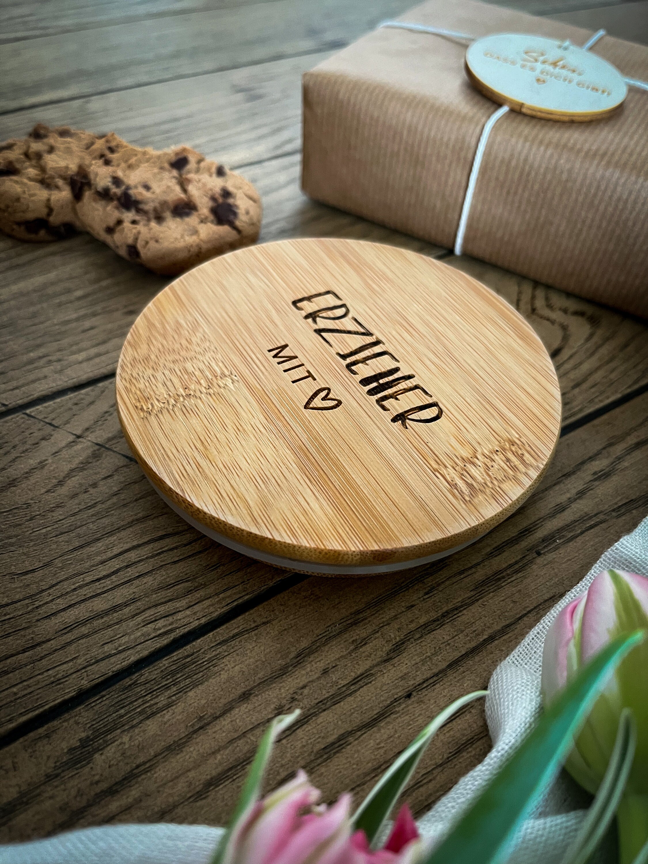 Produktbild von Abschiedsgeschenk Kollegen – Vorratsglas Mit Holzdeckel, Abschied
