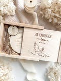 Personalized wooden money gift for confirmation | Confirmation gift for money and vouchers | Wooden money gift with engraving