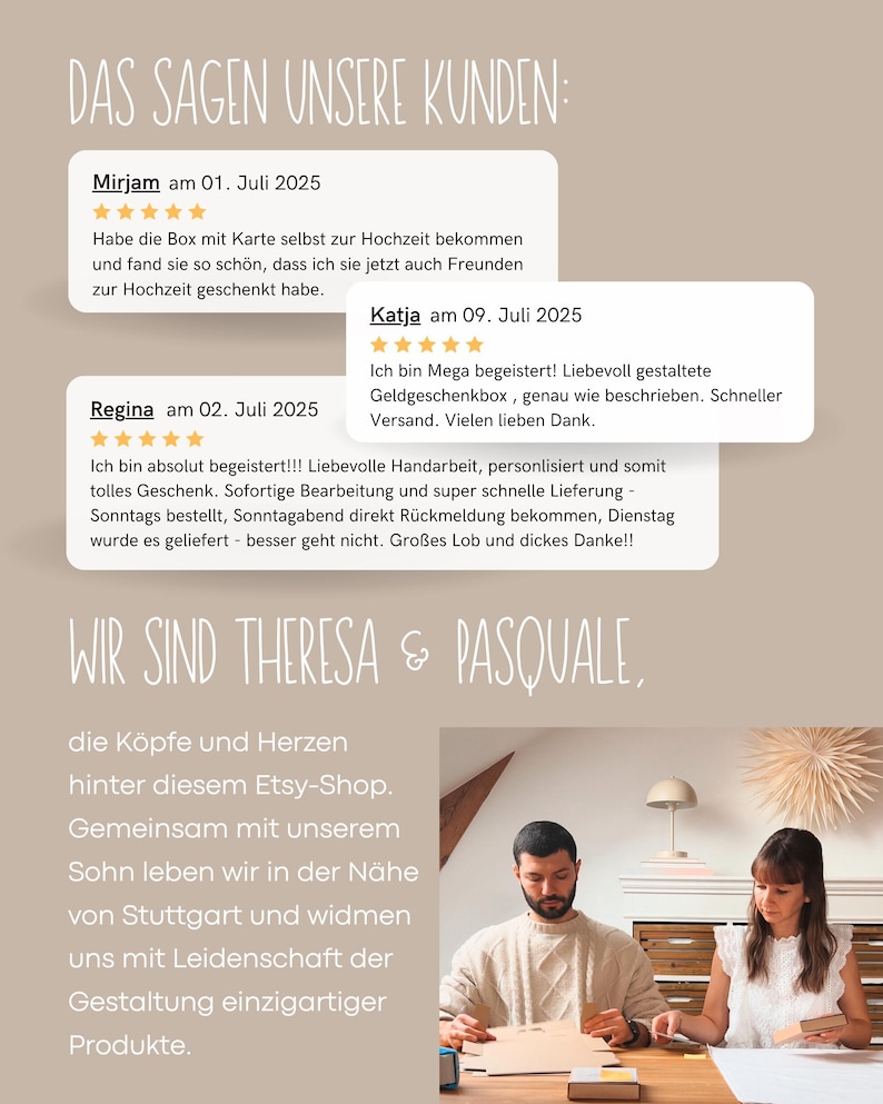 Personalisiertes Geldgeschenk aus Holz zur Konfirmation | Konfirmationsgeschenk für Geld und Gutscheine | Geldgeschenk aus Holz mit Gravur Bild 14