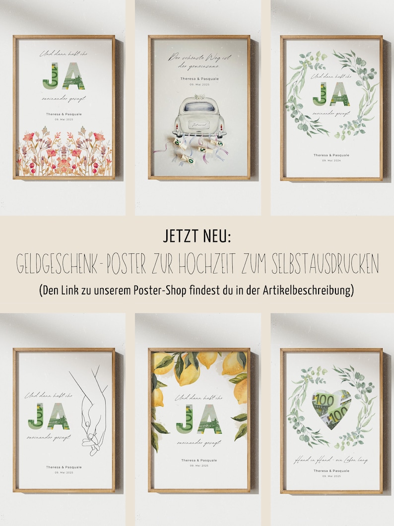 Personalisierte Geschenkschachtel als Geldgeschenk zur Hochzeit. Personalisiertes Hochzeitsgeschenk für das Brautpaar. Personalisiertes Geldgeschenk mit edler Leinenkarte mit Gravur der Namen und des Hochzeitsdatums.