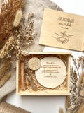 Personalized wooden money gift for youth consecration | Youth consecration gift for money and vouchers | Wooden money gift with engraving