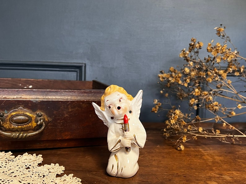 Vintage Ceramic Choir Boys Figurines Etsy