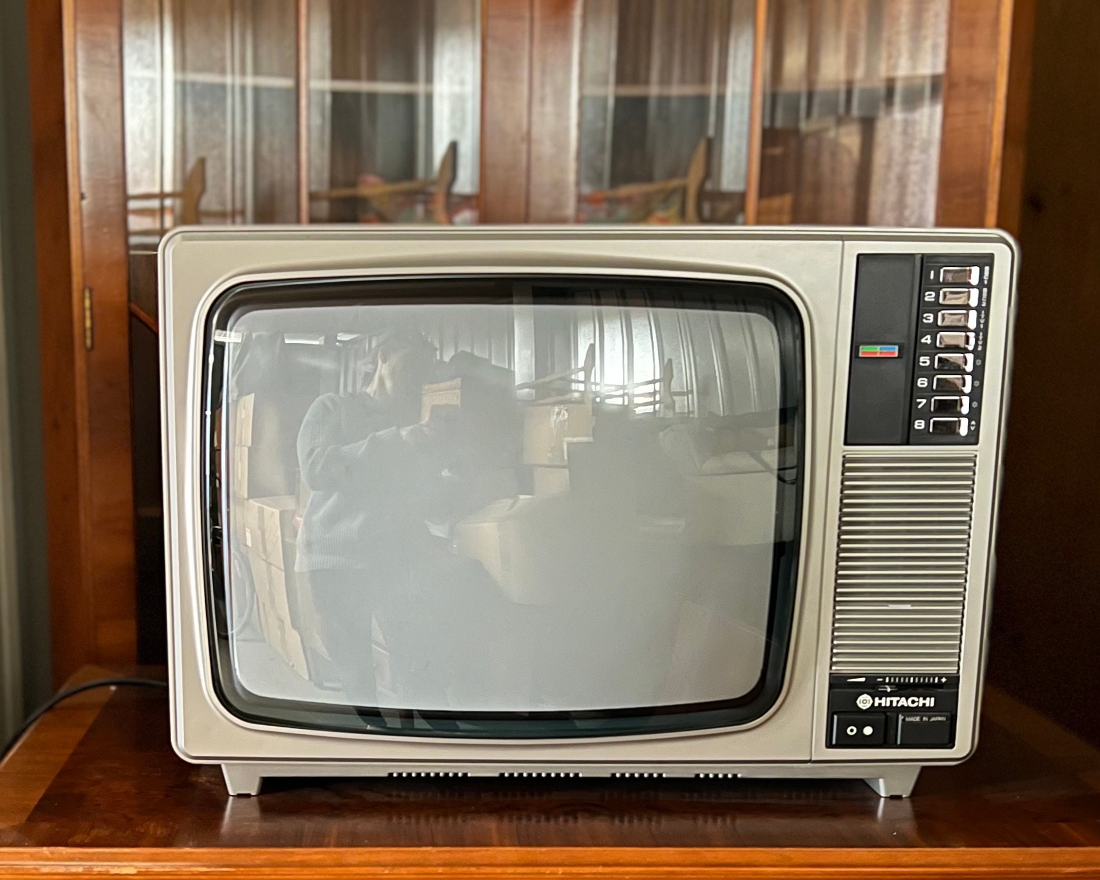 日立 HITACHI カラーテレビ ブラウン管テレビ C14-420 1980年製