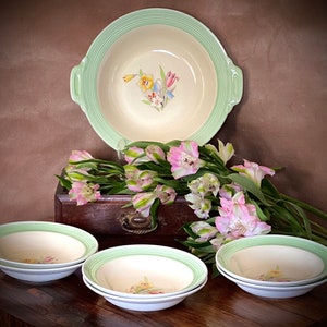 Set of Art Deco Tams Ware Bowls