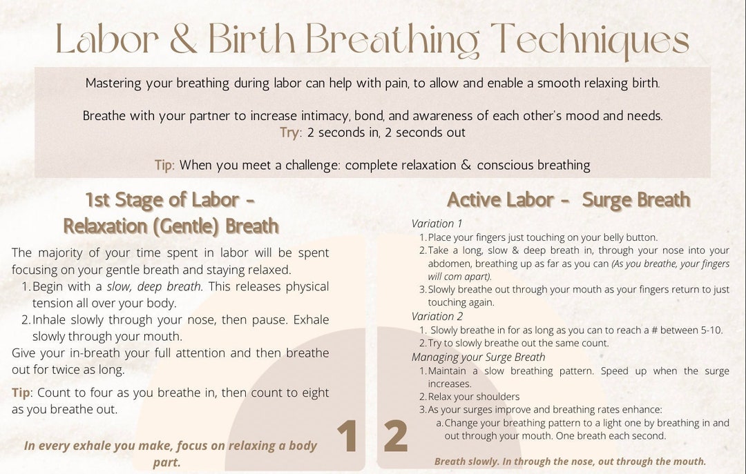 How to breathe for stress relief, good posture and during labor with these  3 super simple techniques - Body Beyond Birth