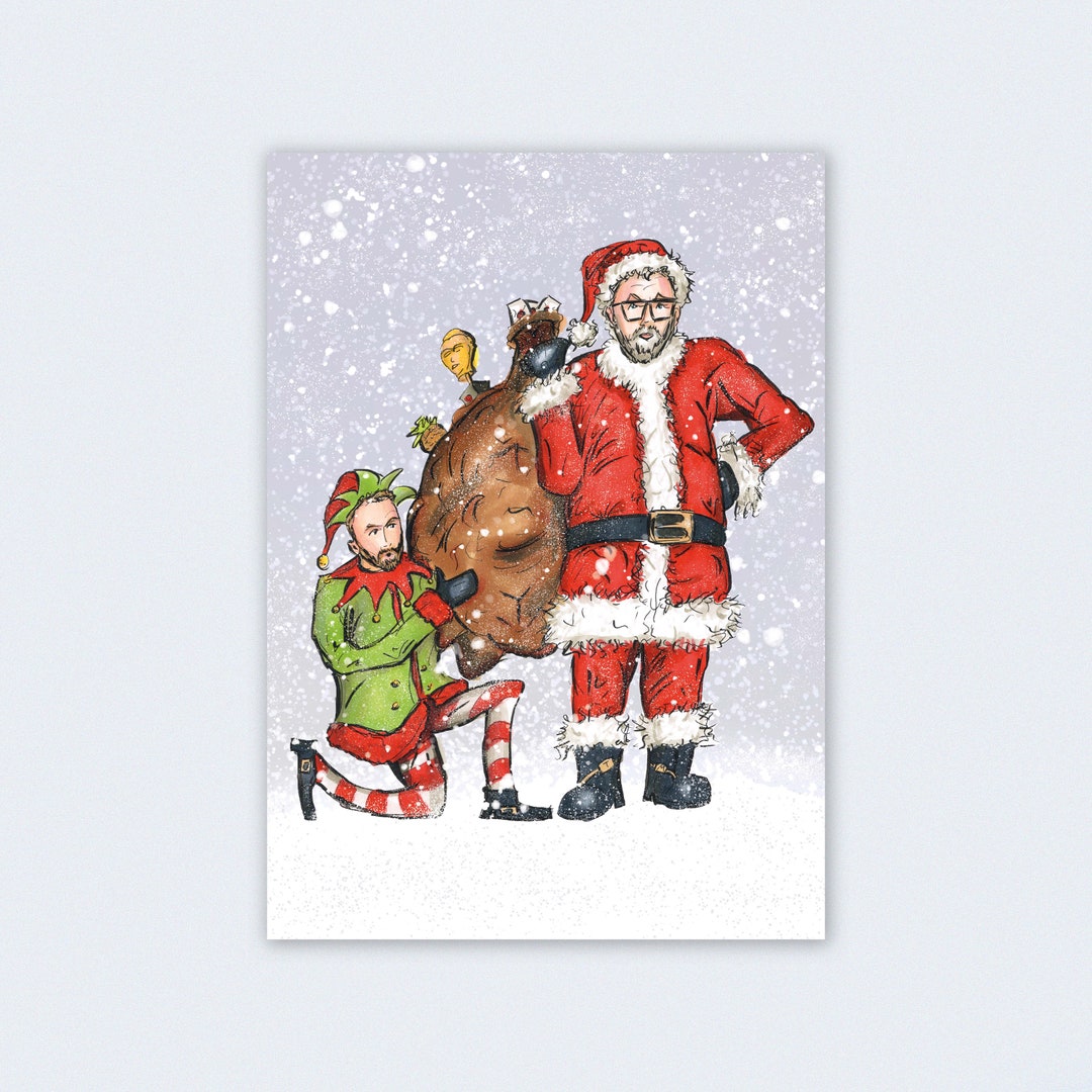 Taskmaster Christmas Card Etsy